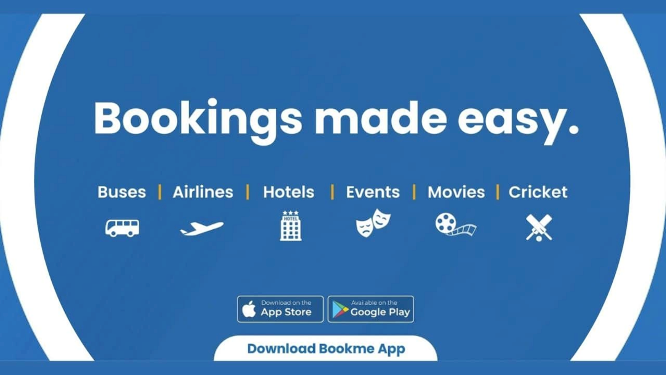Bus, Flights Booking - Bookme